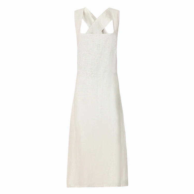 Comfortable Cotton White Dress
