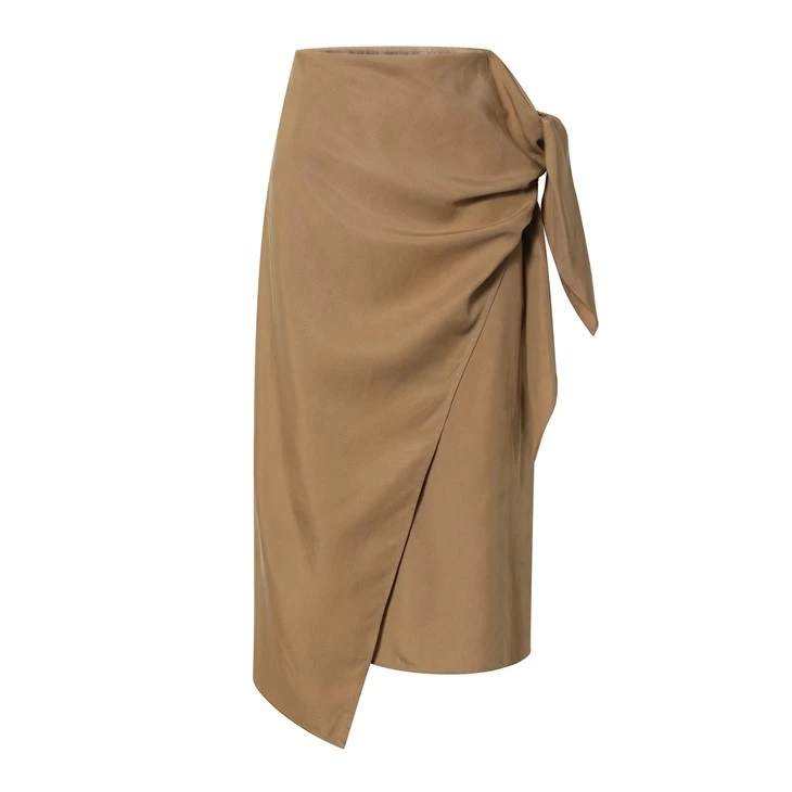 Simple Brown Skirt For Everyday Wear